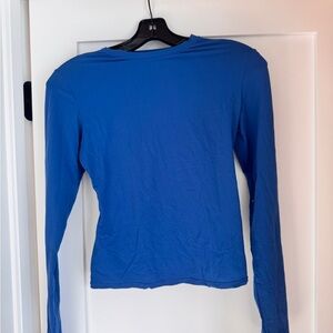 SKIMS Blue Long Sleeve Women's Top